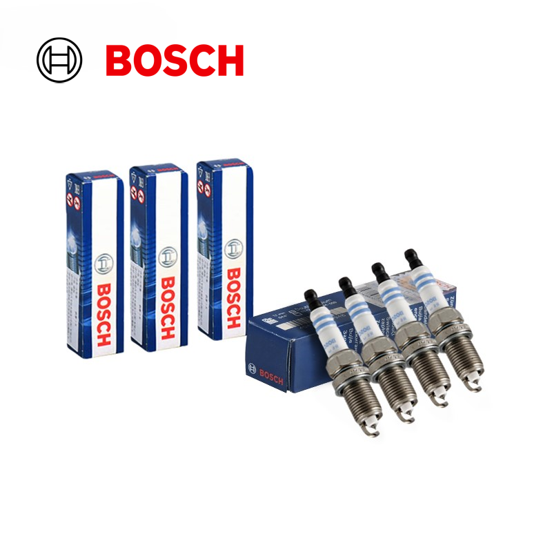 Bosch Spark Plug Iridium - 4 قطع من شمعات الإشعال المزدوجة