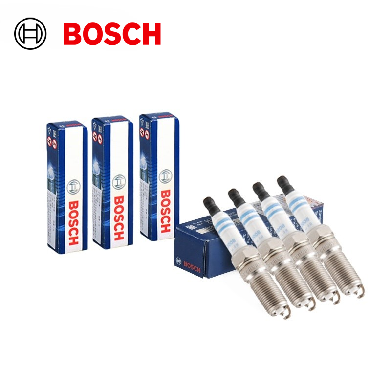 Bosch Spark Plug Iridium - 4 قطع من شمعات الإشعال المزدوجة