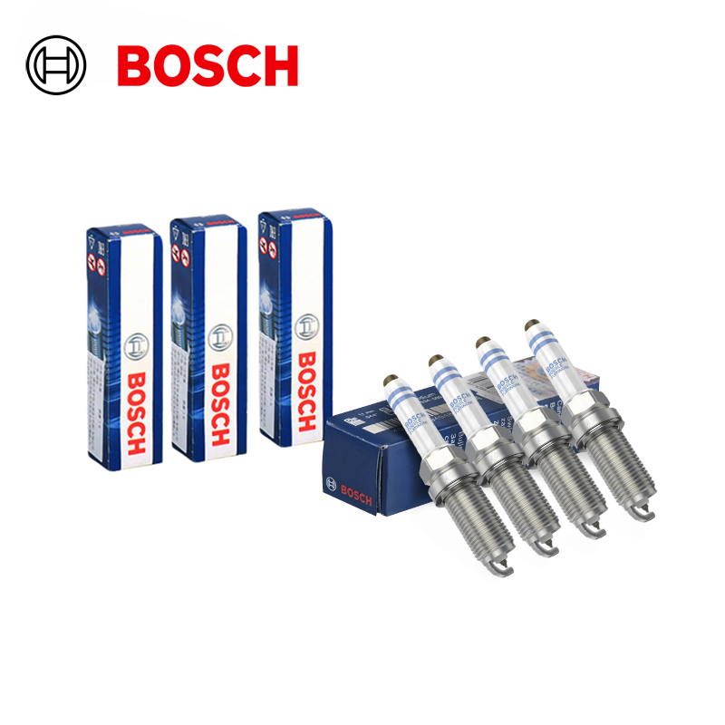 Bosch Spark Plug Iridium - 4 قطع من شمعات الإشعال المزدوجة
